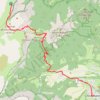 Trace GPS Cabane des aiguillettes - Chichilianne, itinéraire, parcours