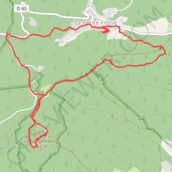 Trace GPS Col d'Hermanpaire, itinéraire, parcours