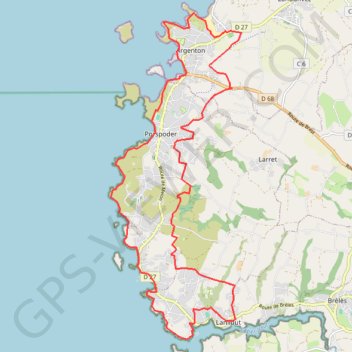 Trace GPS Les Roches D'Argenton, itinéraire, parcours