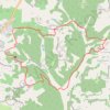 Trace GPS Boucle Terra Aventura de Saint-Crépin-Carlucet, itinéraire, parcours