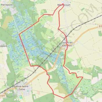 Trace GPS Saint-Boétien, itinéraire, parcours