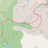 Trace GPS Pic Schrader depuis le refuge de Tabernés, itinéraire, parcours