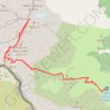 Trace GPS Le mont valier, itinéraire, parcours