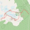 Trace GPS Train-Glacier-5-Peaks-Loop-with-a-Handcar-Mnt-Detour, itinéraire, parcours