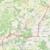Trace GPS Chemin du Piemont de Fangeaux à Mirepoix, itinéraire, parcours