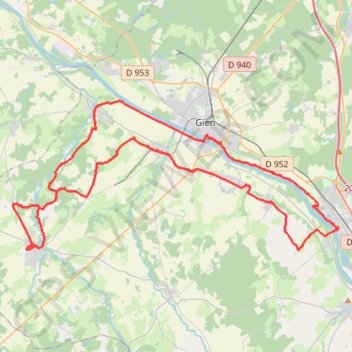 Trace GPS Coullons - Briare, itinéraire, parcours