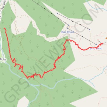 Trace GPS Cappello d'Envie - Bric Rond, itinéraire, parcours