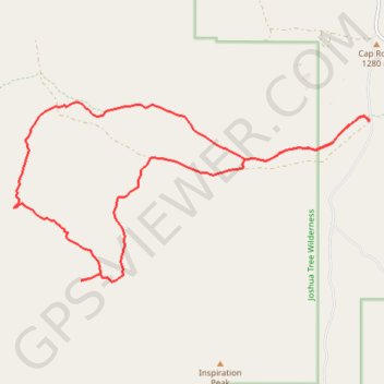 Trace GPS Stubbe Springs Loop Trail, itinéraire, parcours
