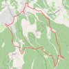 Trace GPS Autour de Saint Gens, itinéraire, parcours