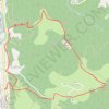 Trace GPS La Serre de Rapheu par le Pas de Sausech, itinéraire, parcours