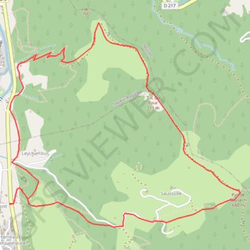 Trace GPS La Serre de Rapheu par le Pas de Sausech, itinéraire, parcours