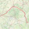 Trace GPS 2014 16 au 23/05 Loire a vélo 1 325 Km, itinéraire, parcours