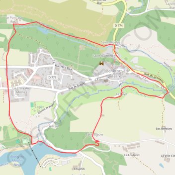 Trace GPS Rochefort-en-Terre, itinéraire, parcours