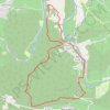 Trace GPS La Roque sur Cèze et les cascades du Sautadet, itinéraire, parcours