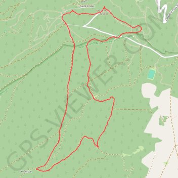 Trace GPS Rando causse de Mende, itinéraire, parcours