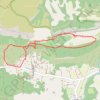 Trace GPS Carrières de marbre près de la Sainte-Victoire, itinéraire, parcours