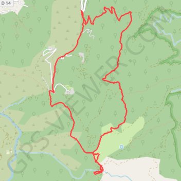 Trace GPS Collobrières - Vaubarnier - Menhirs - Desteu, itinéraire, parcours