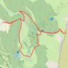 Trace GPS Le col Vert - versant ouest - Vercors, itinéraire, parcours
