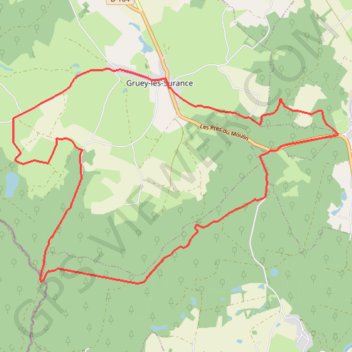 Trace GPS Chemins du Cœur des Vosges - Moscou et Jérusalem, itinéraire, parcours