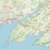 Trace GPS 37 de Brest à Daoulas, itinéraire, parcours