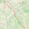 Trace GPS De Fontainebleau à Morey, itinéraire, parcours
