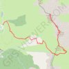 Trace GPS Le Bellachat ou Pointe du Mont du Fût depuis le Loup, itinéraire, parcours