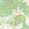 Trace GPS GR20 sud Capanelle Vizzavone, itinéraire, parcours