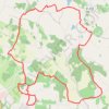 Trace GPS Villeneuve-sur-Lot / Courbiac, la Montagne de Cadrès - Pays de la vallée du Lot, itinéraire, parcours