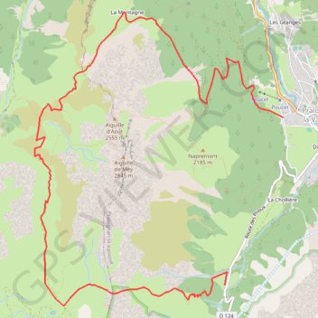 Trace GPS Tour des Dents de la Portetta, itinéraire, parcours