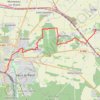 Trace GPS 14 De Melun à Verneuil l'étang Jour 1_R, itinéraire, parcours