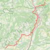 Trace GPS GR653D Randonnée de Saint Geniez à CéreSainte (Alpes de Haute-Provence), itinéraire, parcours
