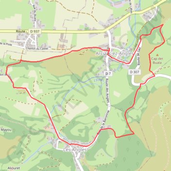 Trace GPS [Itinéraire] Circuit n°17 - Lourdes - Le Cap de Buala, itinéraire, parcours