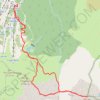 Trace GPS Pic de Saint-Barthélemy par les Monts d'Olmes, itinéraire, parcours