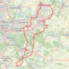 Trace GPS Les villages de la Brie..., itinéraire, parcours