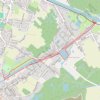 Trace GPS Chemin du halage à Beuvry (5,2 Km), itinéraire, parcours