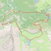 Trace GPS Vallée du Giffre, Les Fardelay, les refuges Wills et des Fonds, itinéraire, parcours