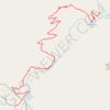 Trace GPS Chilnualna Falls, itinéraire, parcours