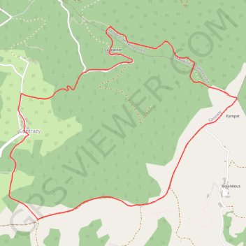 Trace GPS Sentier du Bout de la Forêt, itinéraire, parcours