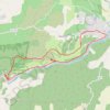 Trace GPS Les Gorges du Gardon depuis Collias jusqu'à la Chapelle Saint-Vérédème, itinéraire, parcours