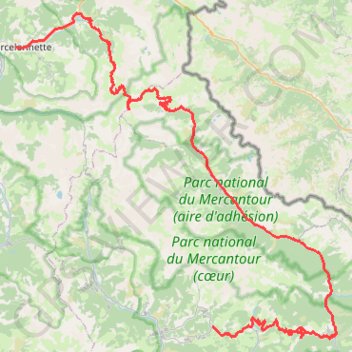Trace GPS lundi 10 juillet 2023 Barcelonnette à Valberg-17110230, itinéraire, parcours