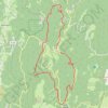 Trace GPS Forêt de Lente Montagne de Pélandré (Vercors), itinéraire, parcours