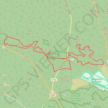 Trace GPS Du cuvier a Saint germain, itinéraire, parcours