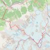 Trace GPS Mont Blanc par les 3 Monts, itinéraire, parcours