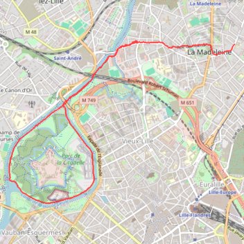 Trace GPS Course à pied - 30/03/2021, itinéraire, parcours