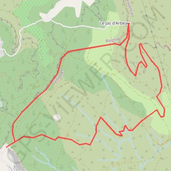 Trace GPS Arbois Salvarenque - Vitrolles, itinéraire, parcours