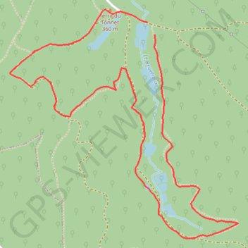 Trace GPS Les étangs du Chérimont, itinéraire, parcours