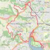Trace GPS Autour de la Terre Noire - Quimper, itinéraire, parcours