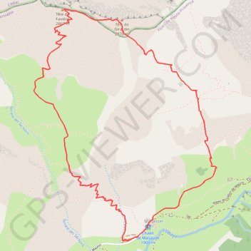 Trace GPS Tête de Girardin, itinéraire, parcours