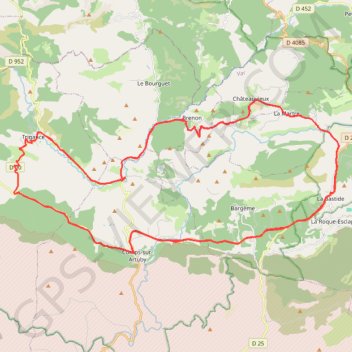 Trace GPS E2 tour region sud 2024 -comps, itinéraire, parcours