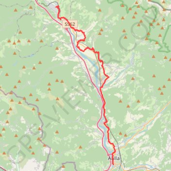 Trace GPS Via Francigena Pontremoli - Aulla, itinéraire, parcours